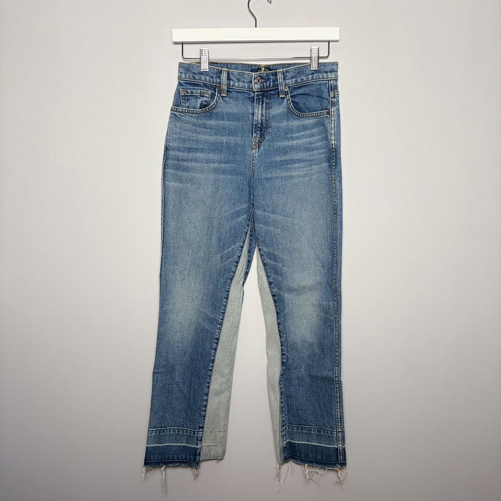 7 For All Mankind Kiki Jeans Women's Raw Denim W30” L27”